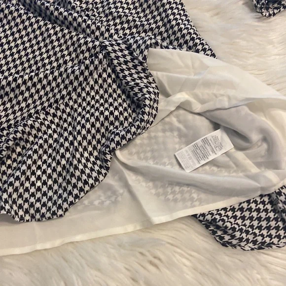 J.CREW LONG SLEEVE WOMENS DRESS SIZE 8 BRAND NEW BLACK AND WHITE COMBINATION - Picture 9 of 12